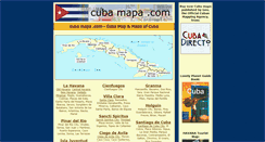 Desktop Screenshot of cubamapa.com