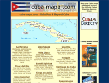 Tablet Screenshot of cubamapa.com