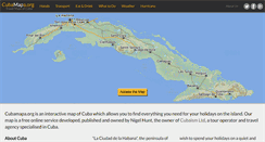 Desktop Screenshot of cubamapa.org